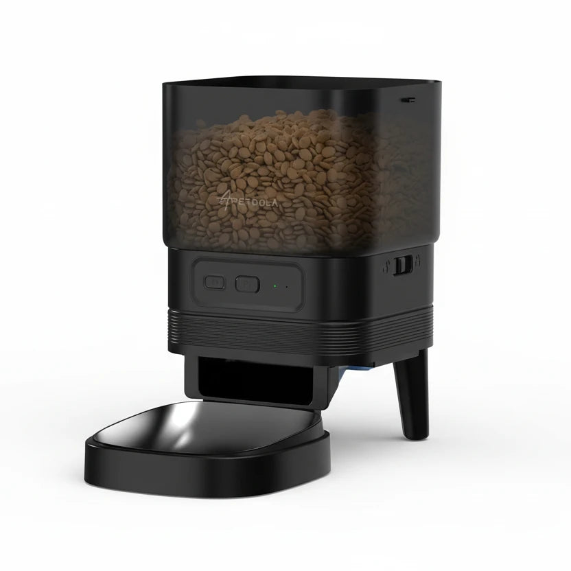 Automatic Cat Feeder Smart Pet Feeder Dog Slow Food Machine With Timed Quantitative APETDOLA FDG30 Automatic Cat Food Dispenser Auralis
