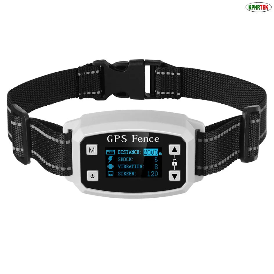 For 1 Dog XW-T19 Intelligent GPS Dog Fence System Wireless Outdoor Pet Training Collar Auralis