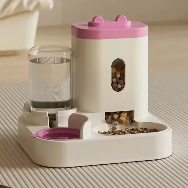 Distributeur automatique de nourriture et d’eau pour chats et chiens Auralis-Velourstyle