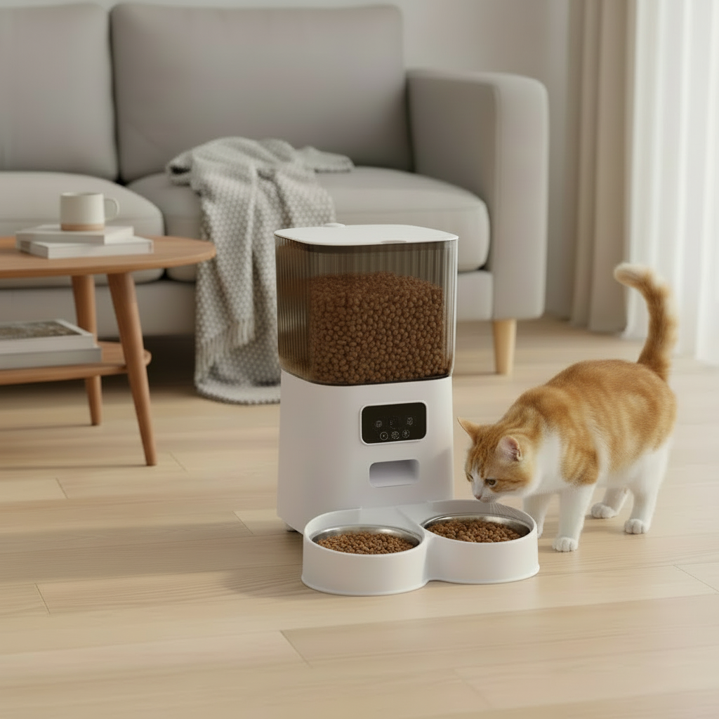 Distributeur de nourriture automatique pour chat et chien caméra WiFi Auralis