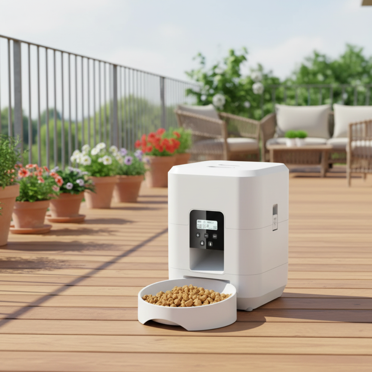 Distributeur de nourriture automatique pour chat et chien écran LCD programmable avec minuteur Auralis