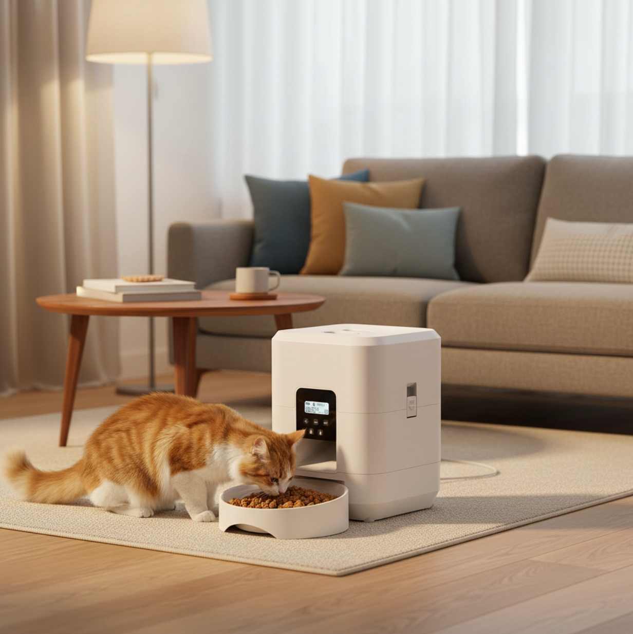 Distributeur de nourriture automatique pour chat et chien écran LCD programmable avec minuteur Auralis