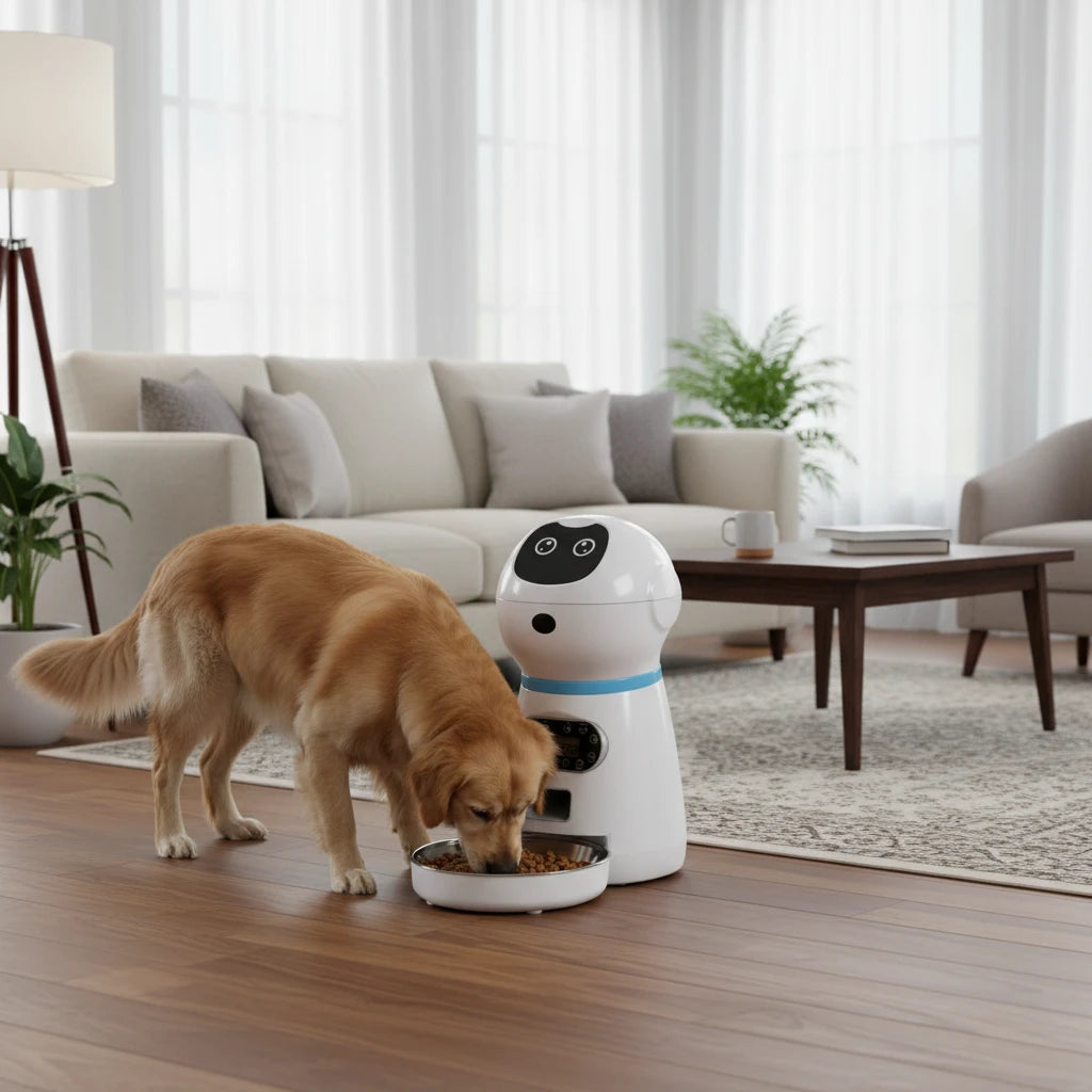 New Pet Feeder Pet Dispenser For Cat And Dog Travel Supply Automatic Smart Slow Feeder Dispenser Fixed Time Amount Of Food Auralis