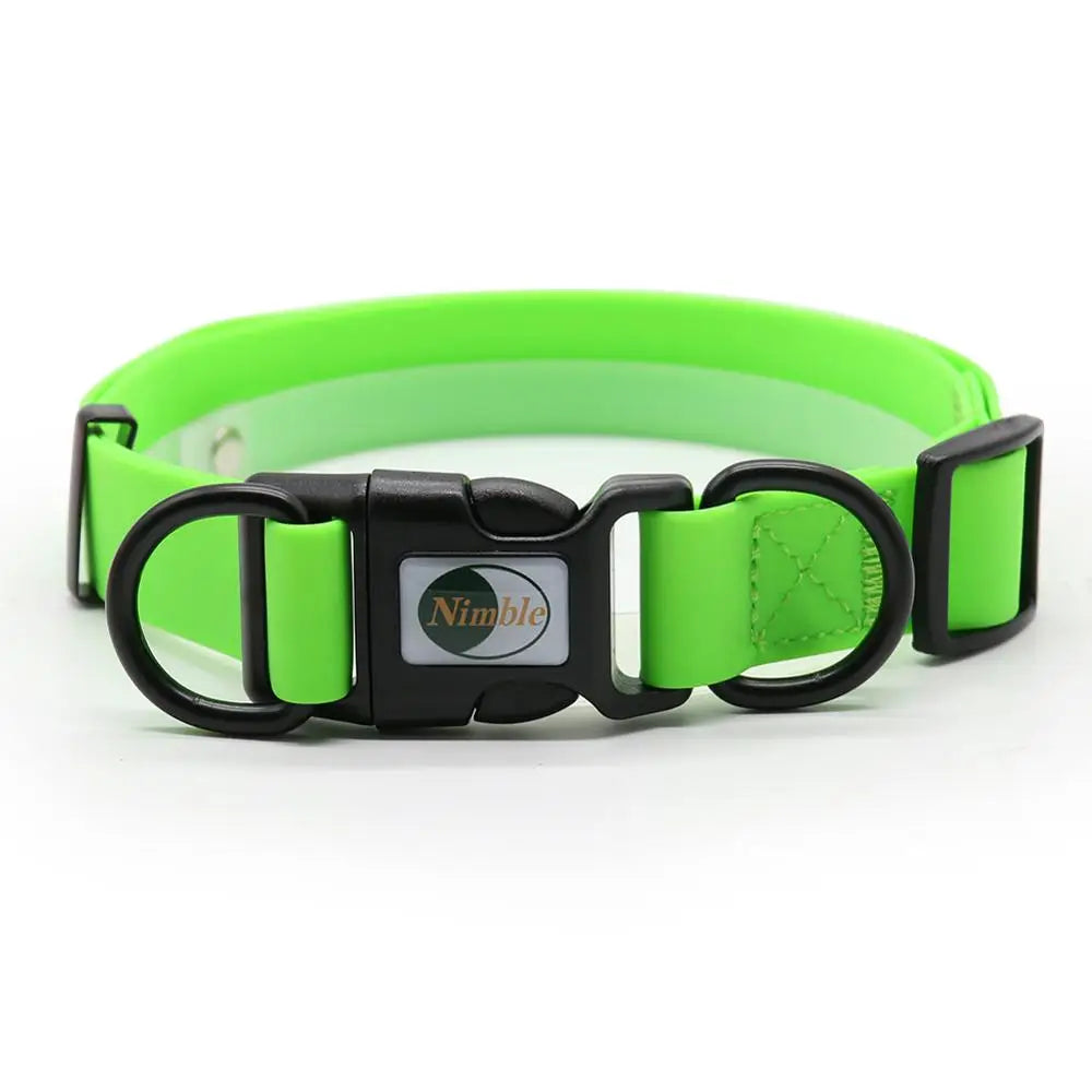 New High quality pet dog collar PVC waterproof Cat collar anti dirty easy to clean for Big small dogs puppy pet products Auralis