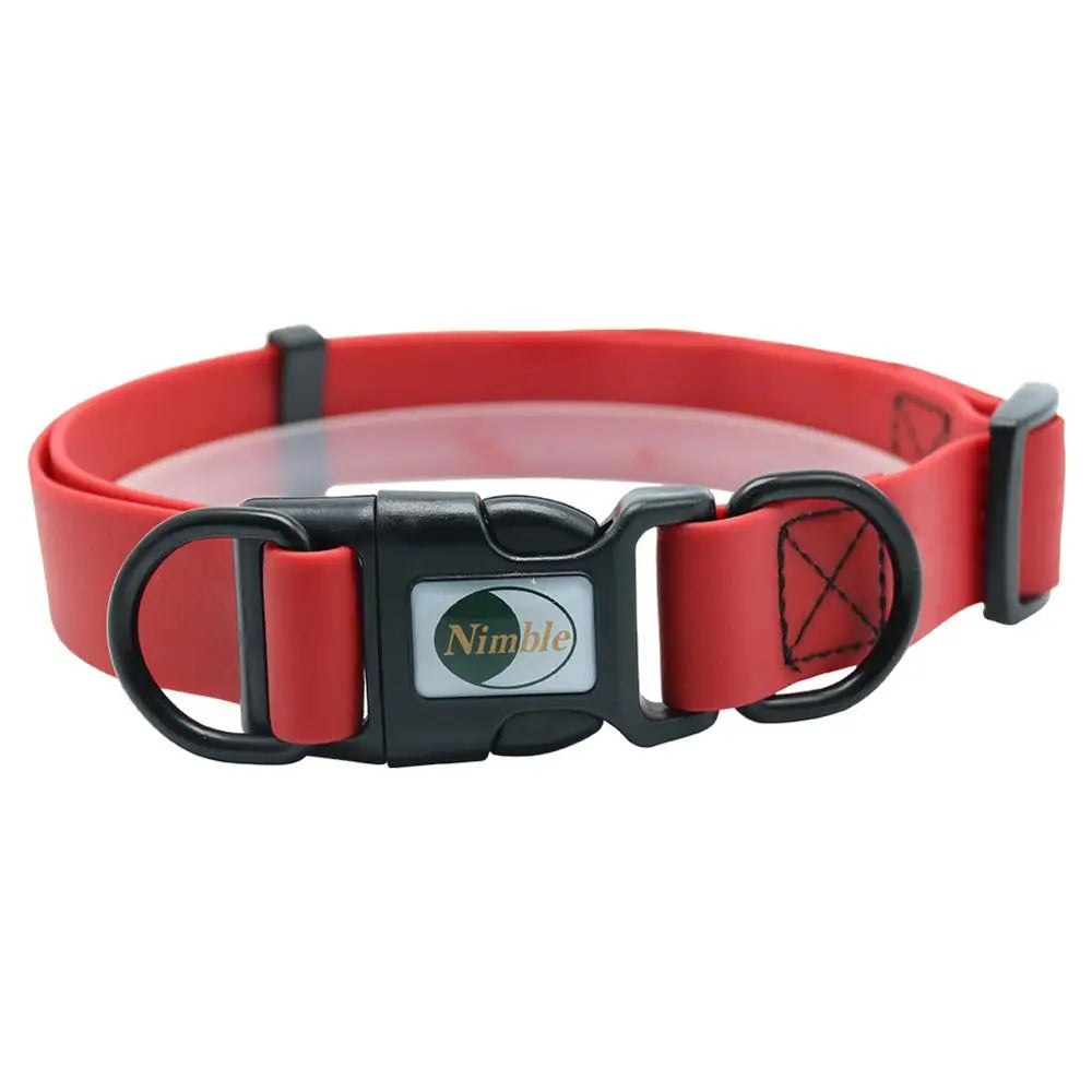New High quality pet dog collar PVC waterproof Cat collar anti dirty easy to clean for Big small dogs puppy pet products Auralis