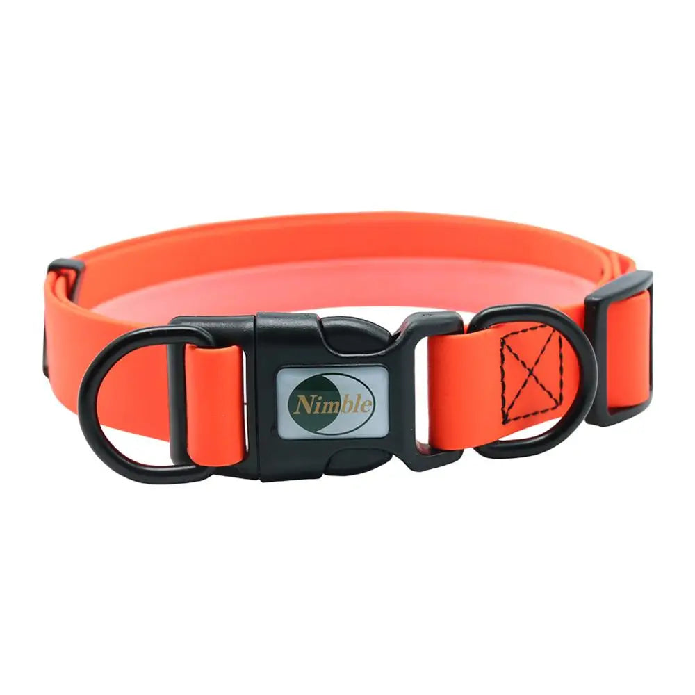 New High quality pet dog collar PVC waterproof Cat collar anti dirty easy to clean for Big small dogs puppy pet products Auralis