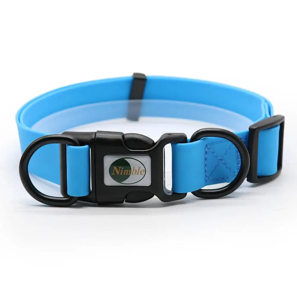 New High quality pet dog collar PVC waterproof Cat collar anti dirty easy to clean for Big small dogs puppy pet products Auralis