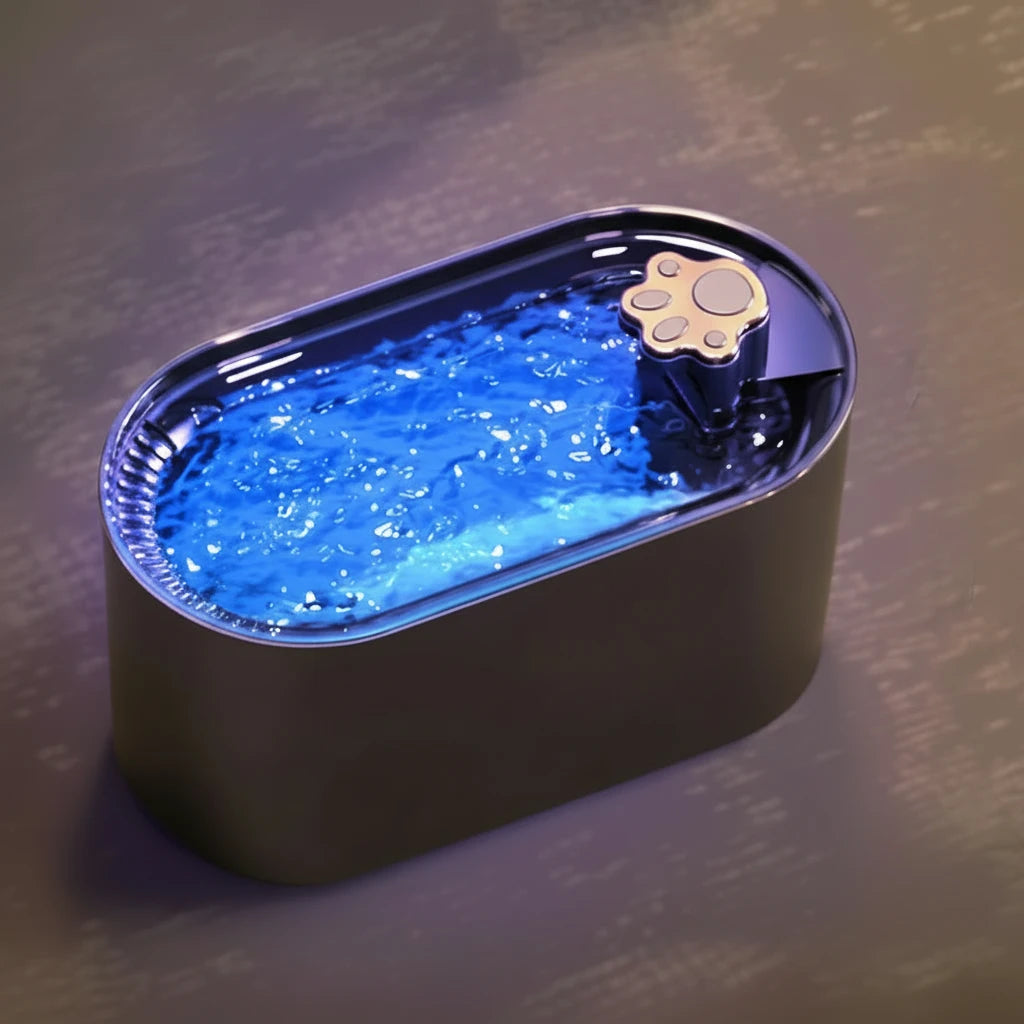 Pets Water Fountain Intelligent Water Dispenser USB Electric Mute Cat Drinker 3L LED Light Ultra-Quiet Pet Automatic Drinker Auralis