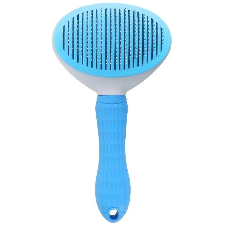 Pet Dog Brush Cat Comb Self Cleaning Pet Hair Remover Brush For Dogs Cats Grooming Tools Pets Dematting Comb Dogs Accessories Auralis