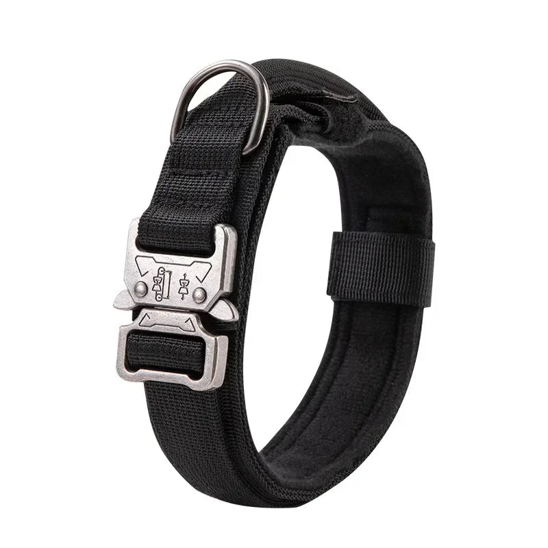Outdoor Sports Style Tactical Dog Collar Usable Collar For Medium To Large Dogs With Traction Capability for Dog Training Auralis