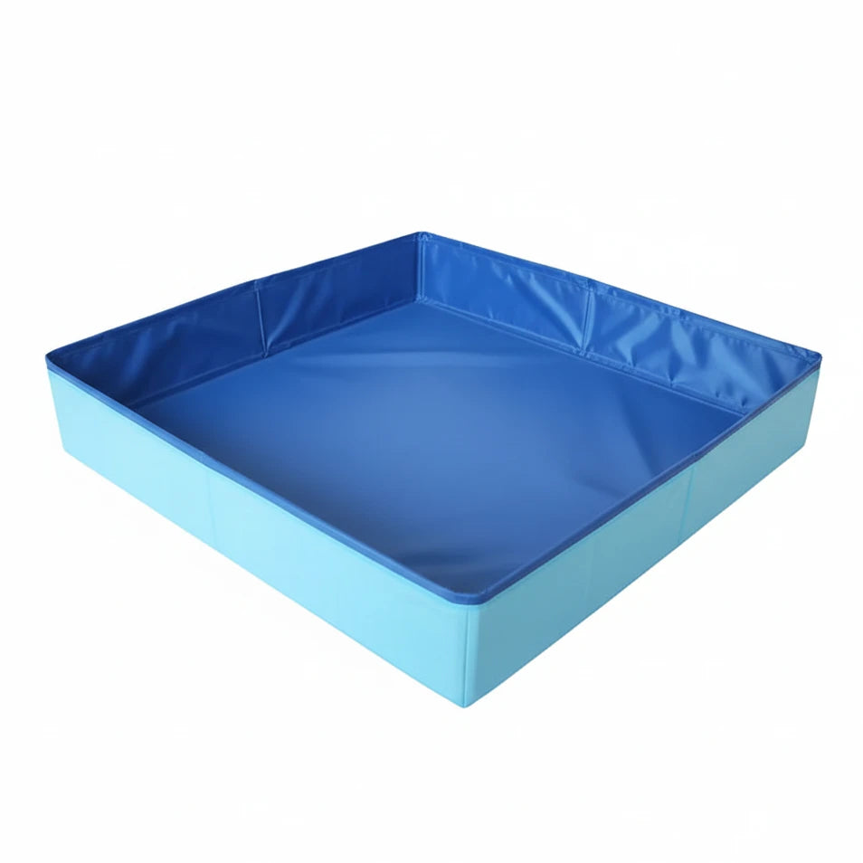 Dog Kiddie Pool PVC Folding Swimming Pool For Dog Non-Inflatable Save Space Pet Puppy Bathing Tub pet bathtubs Auralis