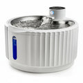 ATUBAN Cat Water Fountain, Battery Operated - Motion Sensor Pet Fountain 2.8L/95oz, Automatic Water Dispenser with Quiet Pump Auralis