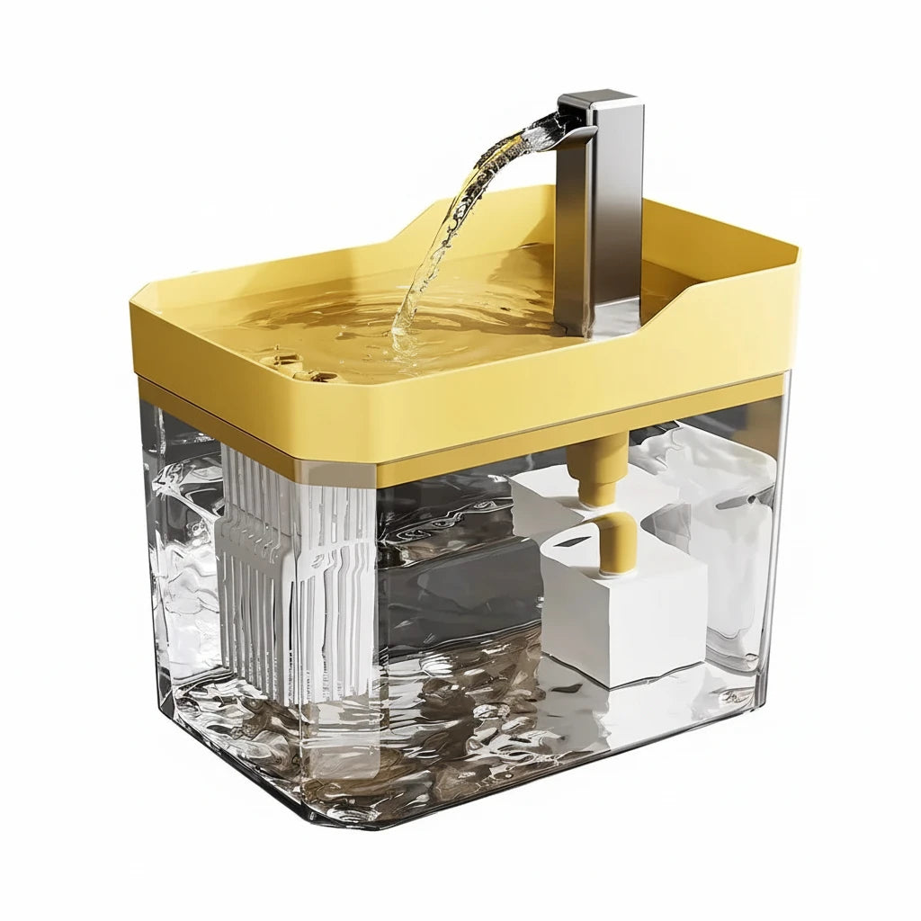 Automatic Cat Water Fountain 1.5L USB Powered Pet Drinker with Filter Pump Silent Circulating Water Dispenser for Cats Dogs Auralis