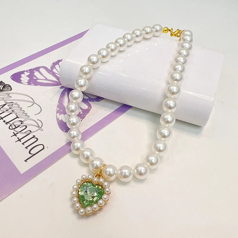 Princess Style Pet Pearl Collar for Dogs Cats - Cute Jewelry Accessory for Puppy Kitten Chihuahua Perfect Wedding Gift Auralis