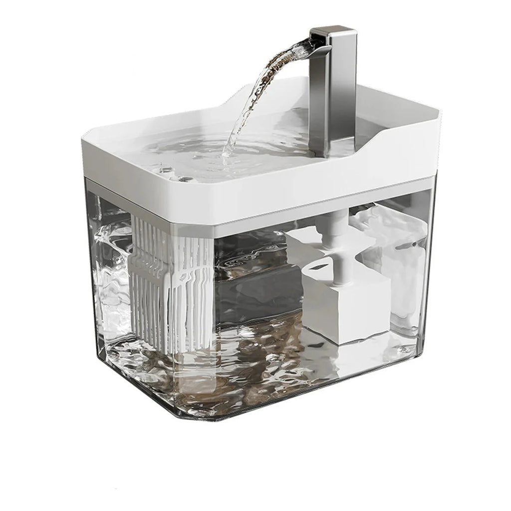 Automatic Cat Water Fountain 1.5L USB Powered Pet Drinker with Filter Pump Silent Circulating Water Dispenser for Cats Dogs Auralis