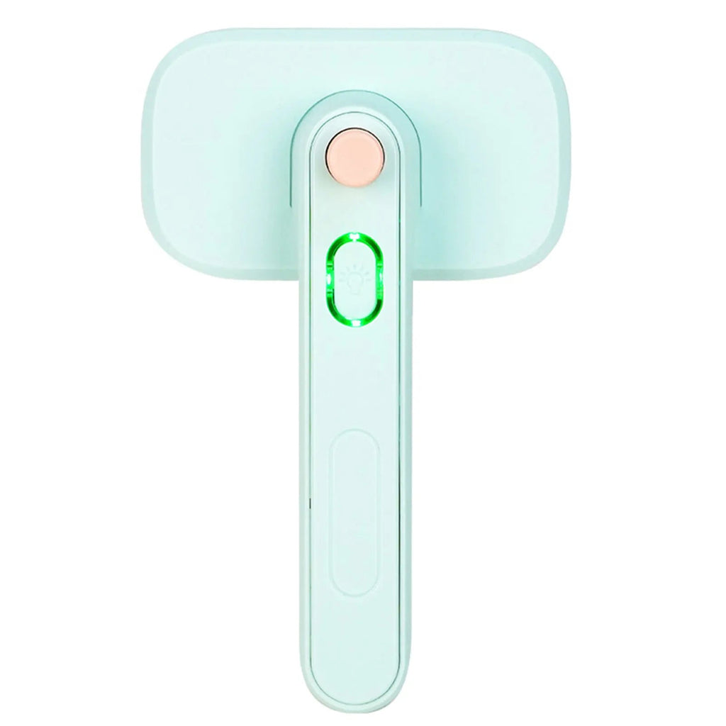 Pet Clean Brush One-Key Hair Removal Negative Ion Electric Self Cleaning Slickers Brush For Cats Dogs Grooming Brush Hair Comb Auralis