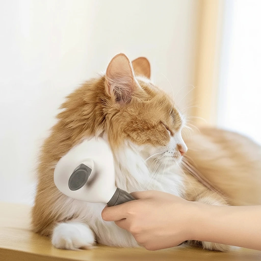 Pet Dog Brush Cat Comb Self Cleaning Pet Hair Remover Brush For Dogs Cats Grooming Tools Pets Dematting Comb Dogs Accessories Auralis