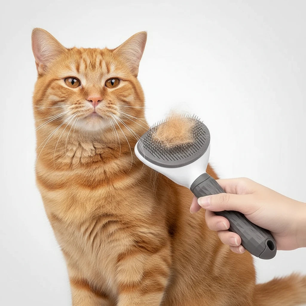 Brosse professionnelle anti-poils pour chien et chat Auralis