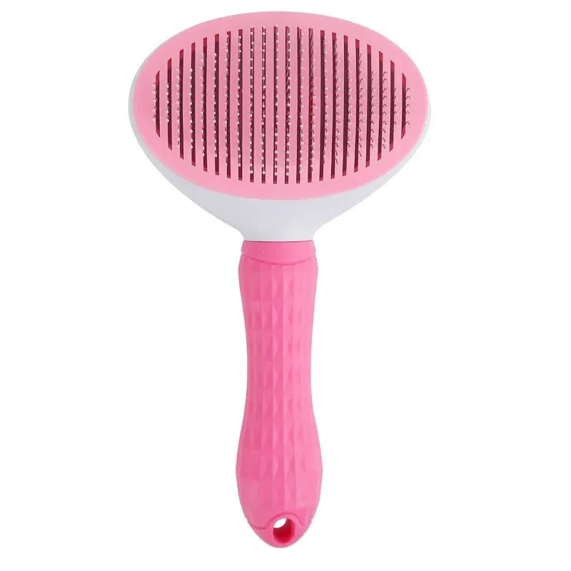 Pet Dog Brush Cat Comb Self Cleaning Pet Hair Remover Brush For Dogs Cats Grooming Tools Pets Dematting Comb Dogs Accessories Auralis