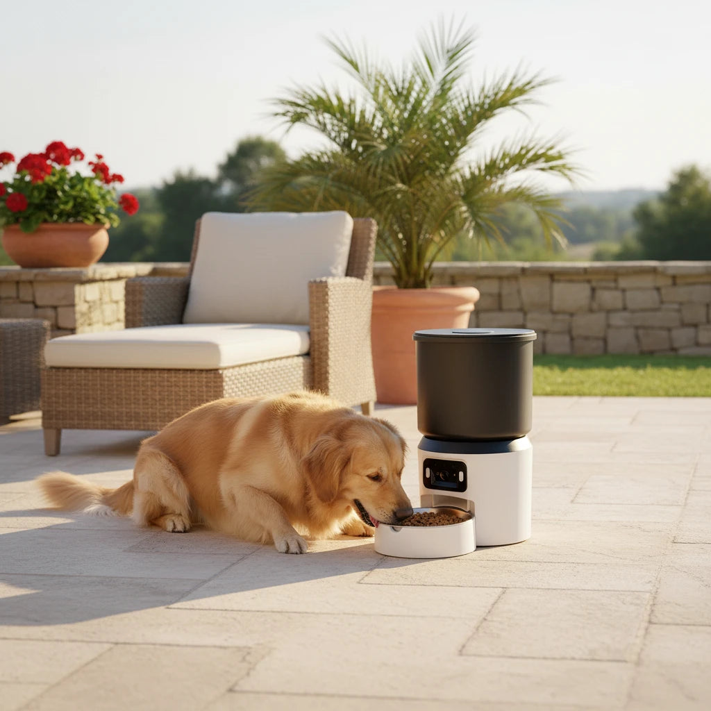 4L bidirectional sound cat feeder with high-definition camera, capable of timed and quantitative feeding for cats and dogs Auralis