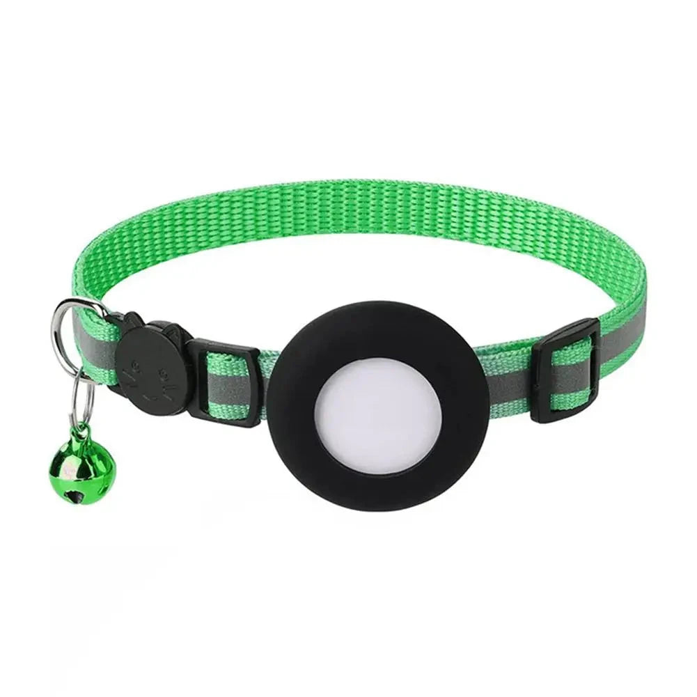 Pet GPS Collar for Cats Anti-Loss Intelligent Locator with Highly Reflective Nylon Strap And Silicone Safety Separation Auralis