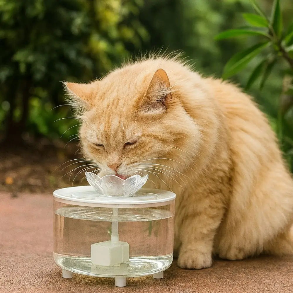 Automatic Cat Water Fountain USB Powered Low-Noise Water Dispenser Auto Filter Large Capacity Cat Drink Bowl for Drinking Auralis