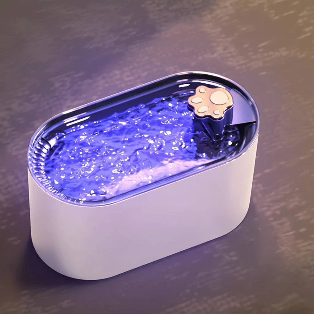 Pets Water Fountain Intelligent Water Dispenser USB Electric Mute Cat Drinker 3L LED Light Ultra-Quiet Pet Automatic Drinker Auralis