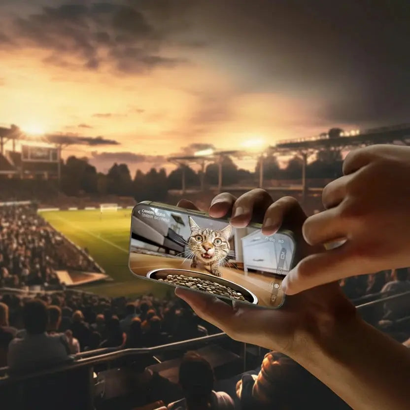 Distributeur de croquettes connecté avec caméra pour chat et chien Auralis