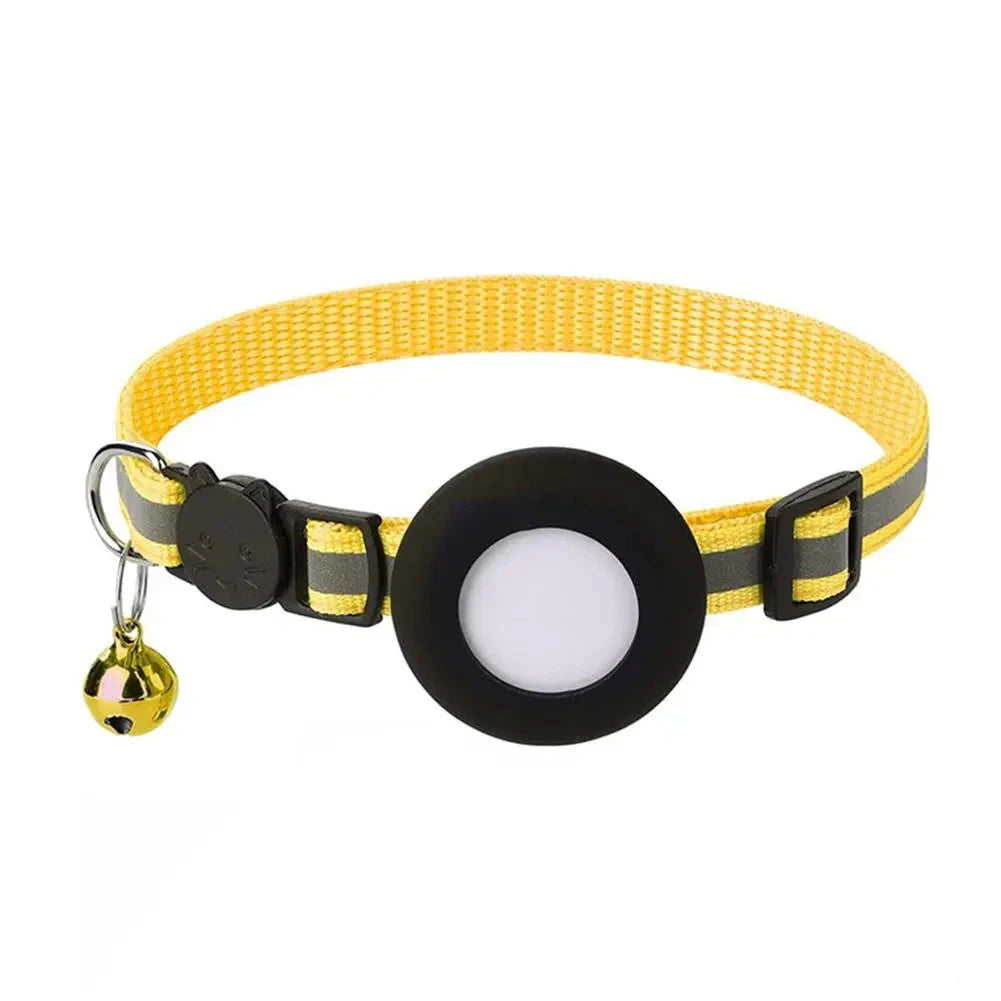 Pet GPS Collar for Cats Anti-Loss Intelligent Locator with Highly Reflective Nylon Strap And Silicone Safety Separation Auralis
