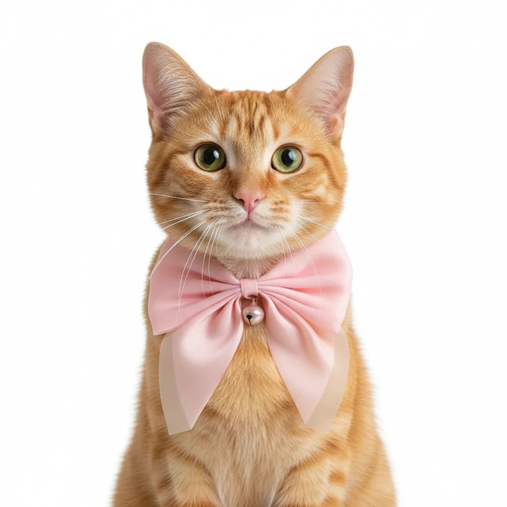 Pet Collar Exquisite Comfortable Decorative Pet Kitten Cat Velvet Bowknot Neck Circle Neck Bow Pet Accessories Auralis