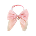 Pet Collar Exquisite Comfortable Decorative Pet Kitten Cat Velvet Bowknot Neck Circle Neck Bow Pet Accessories Auralis
