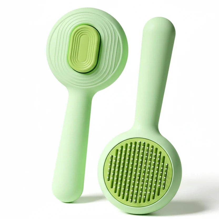 Cat Brush Self-cleaning Cat Brush Pet Hair Remover One Click Combs for Cats Hair Cleaning Pet Grooming Massage Dog Comb Brushes Auralis