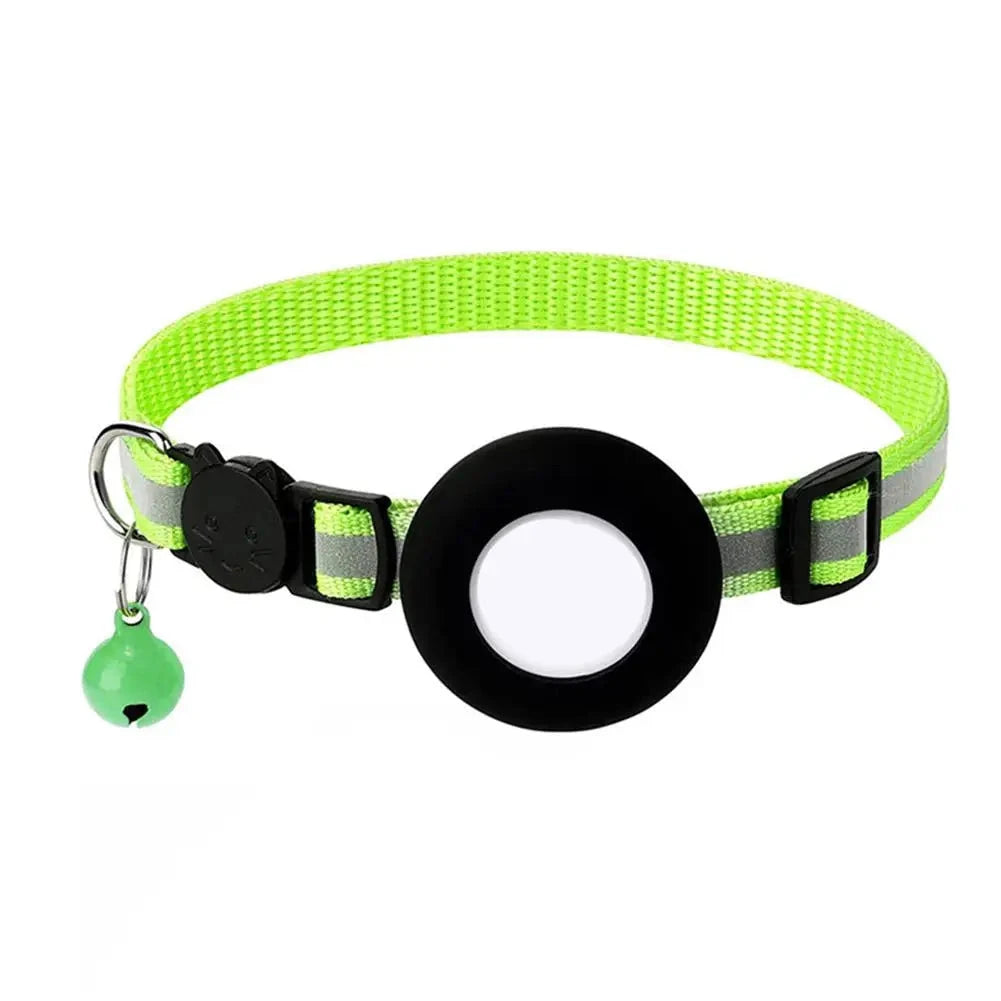Pet GPS Collar for Cats Anti-Loss Intelligent Locator with Highly Reflective Nylon Strap And Silicone Safety Separation Auralis
