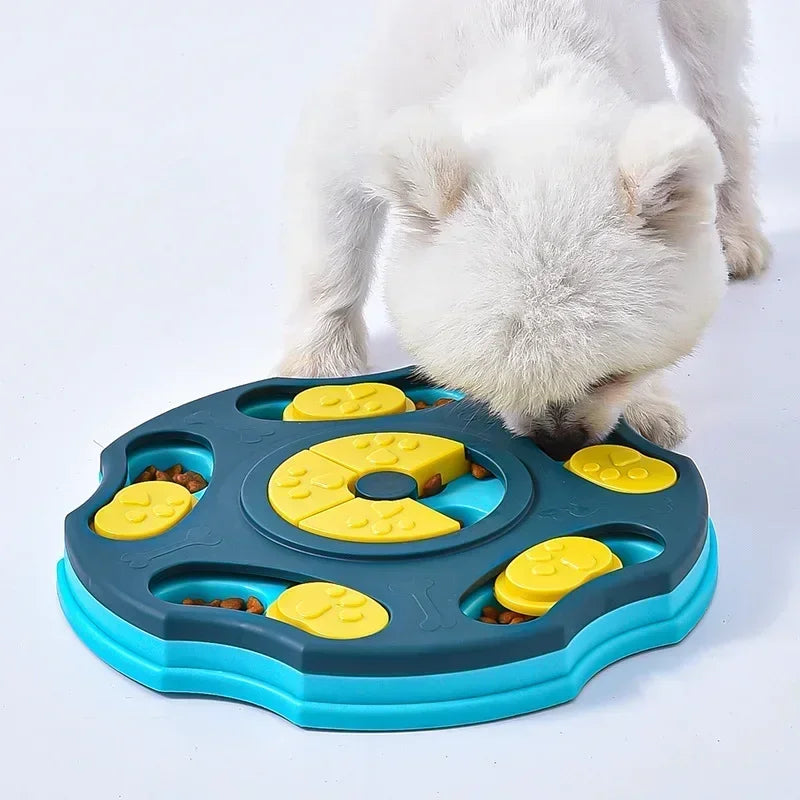 Dog Puzzle Toys Slow Feeder Interactive Increase Puppy IQ Food Dispenser Slowly Eating NonSlip Bowl Pet Cat Dogs Training Game Auralis