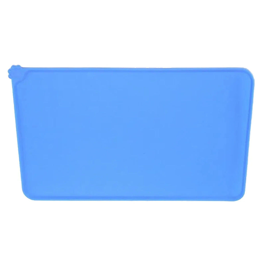Cat Dog Food Mat For Pet Feeding Bowl Floors Waterproof Non Slip, Silicone Pet Bowl Mat - High-Lipped, Non-Stick, Waterproof Pad Auralis