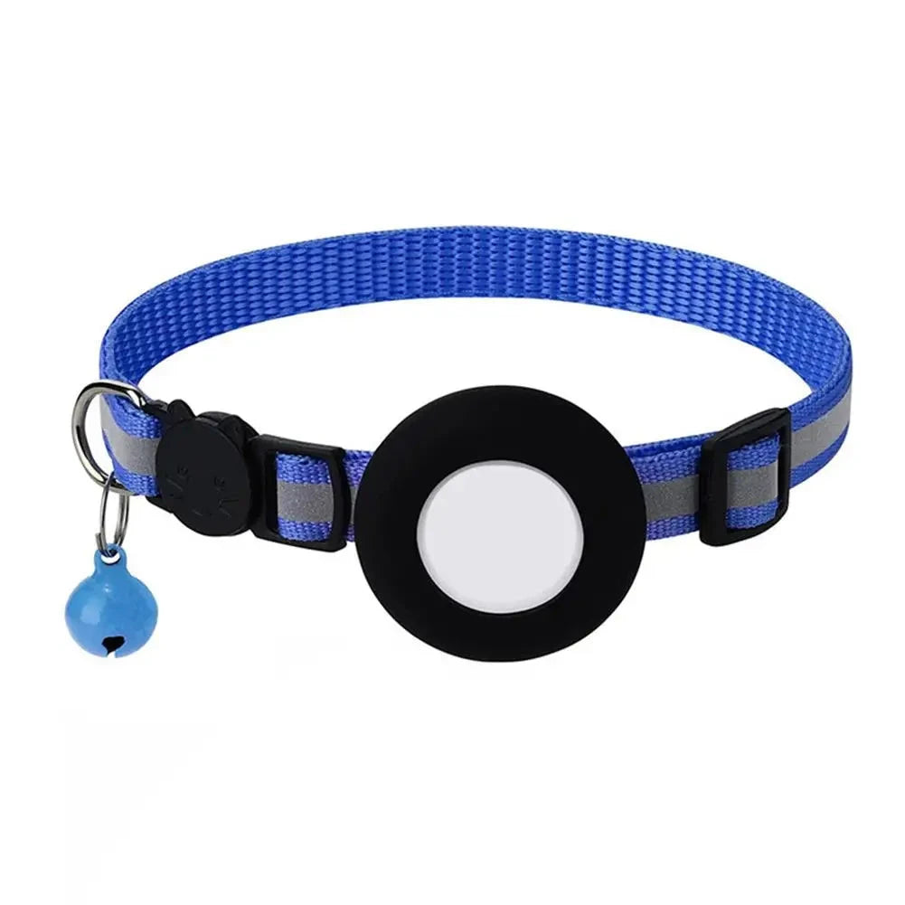 Pet GPS Collar for Cats Anti-Loss Intelligent Locator with Highly Reflective Nylon Strap And Silicone Safety Separation Auralis