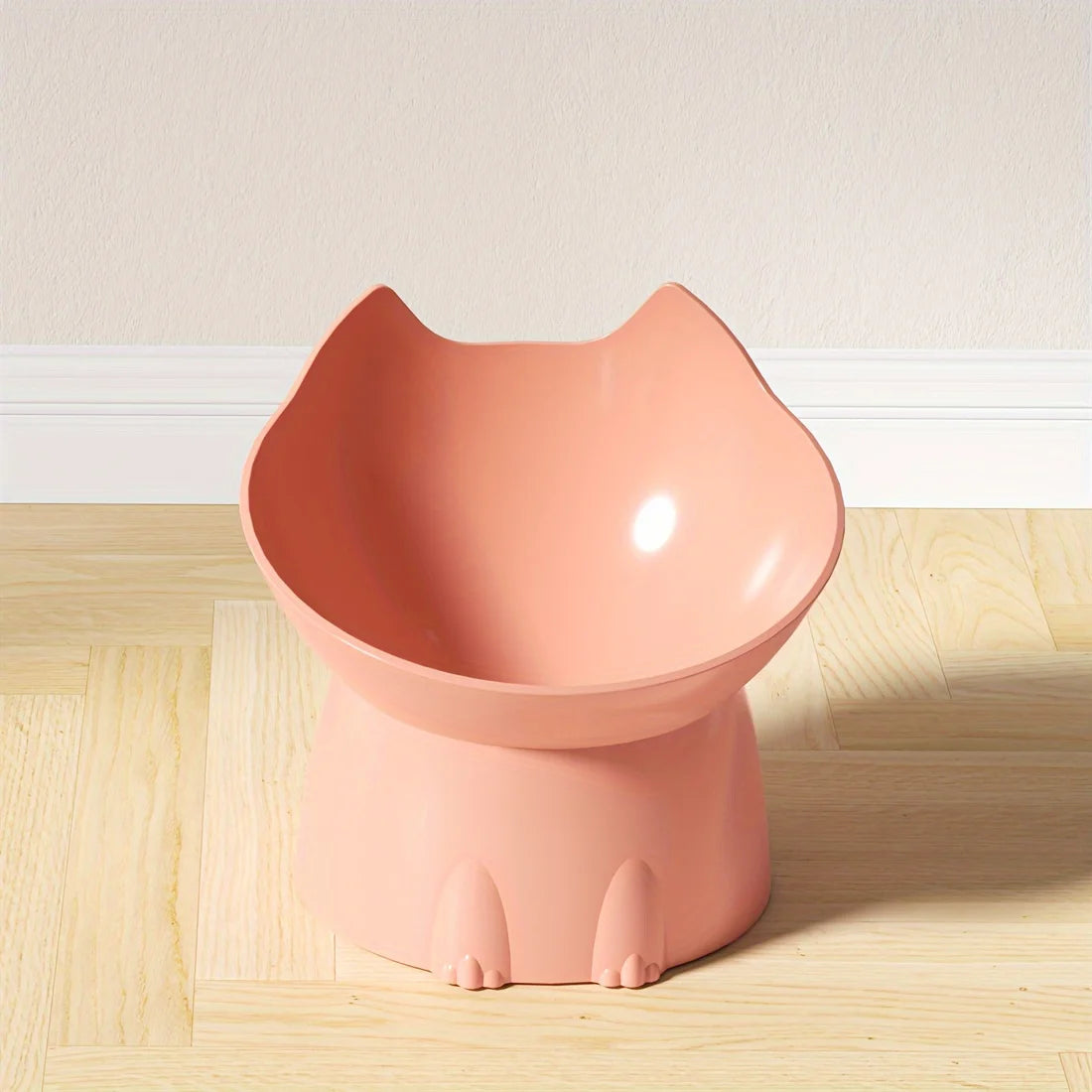 Elevated Pet Feeder for Cats & Dogs - Neck-Friendly, Anti-Tip Slanted Bowl for Food and Water Auralis