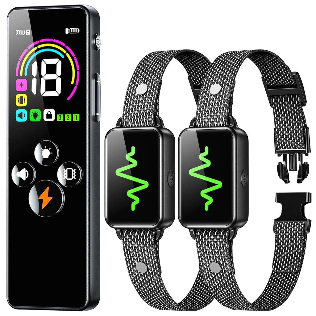 ORCLEAB RC-06 Electric Dog Training Collar Rechargeable Remote Control Pet Anti Bark LCD Color Screen Waterproof Dogs Accessorie Auralis