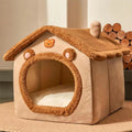 Foldable Pet House Removable Washable Cat House Puppy Cave Sofa Pet Bed House for Extra Small Dogs and Small and Medium Cats Auralis