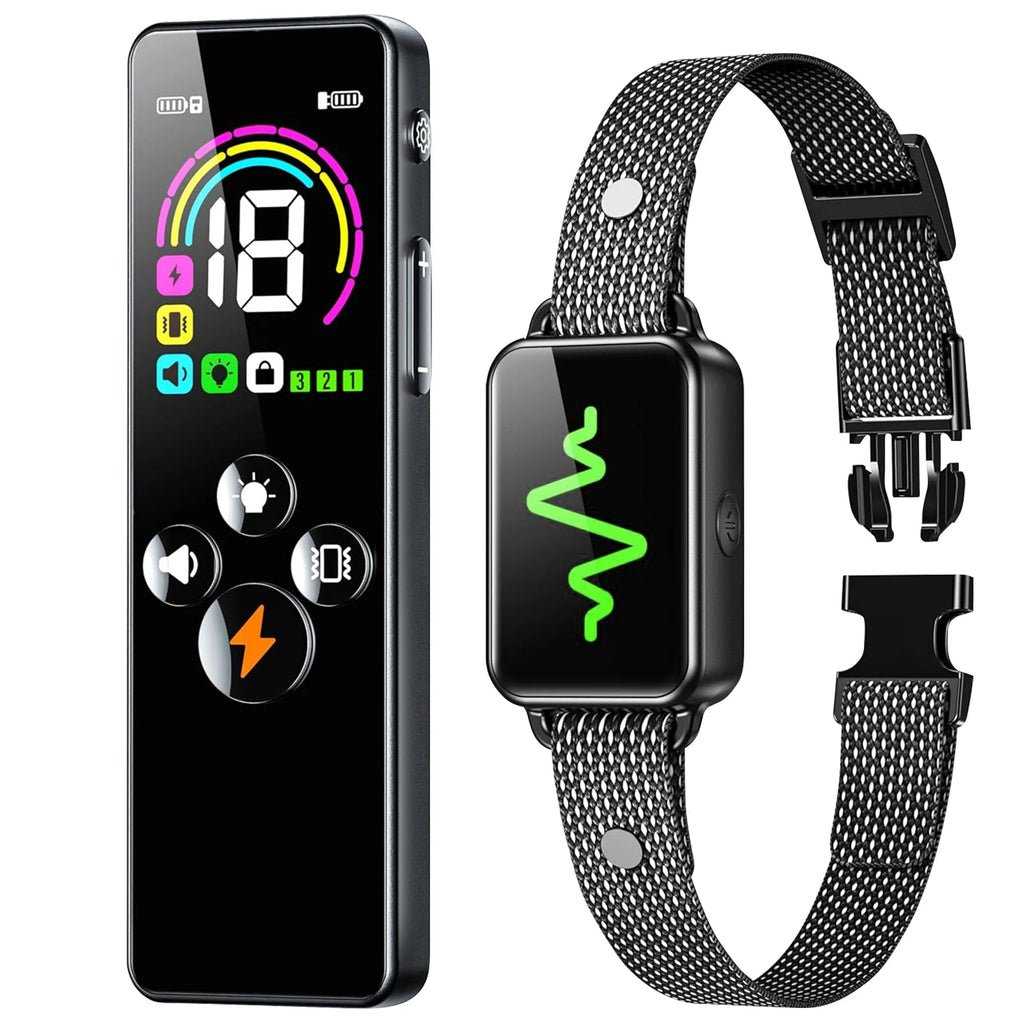 ORCLEAB RC-06 Electric Dog Training Collar Rechargeable Remote Control Pet Anti Bark LCD Color Screen Waterproof Dogs Accessorie Auralis