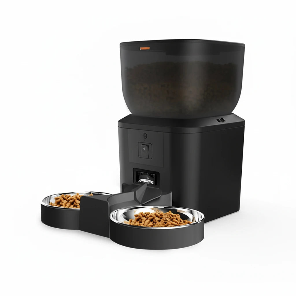 Automatic Dog Feeders with Camera 1080P HD 5G WiFi Pet Feeder Tuya APP Control Automatic Cat Dog Food Dispenser Furpipi Auralis
