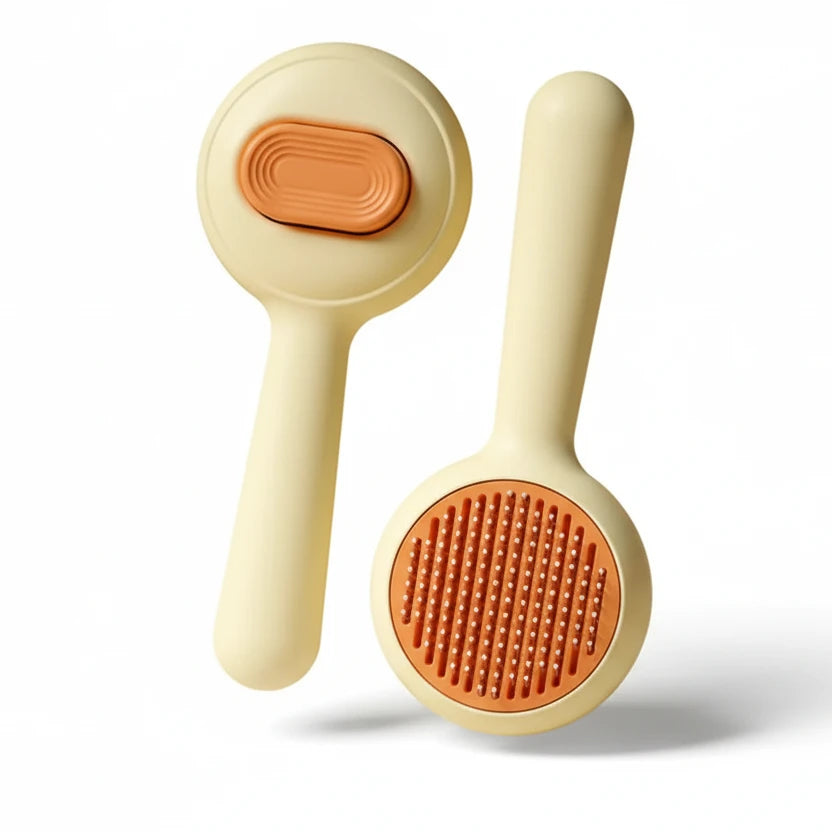 Cat Brush Self-cleaning Cat Brush Pet Hair Remover One Click Combs for Cats Hair Cleaning Pet Grooming Massage Dog Comb Brushes Auralis
