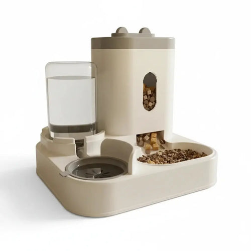 Distributeur automatique de nourriture et d’eau pour chats et chiens Auralis-Velourstyle