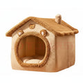 Indoor Warm Dog House Soft Pet Bed Tent House Dog Kennel Cat Bed Removable and Washable Cushion Suitable Four Season Universal Auralis