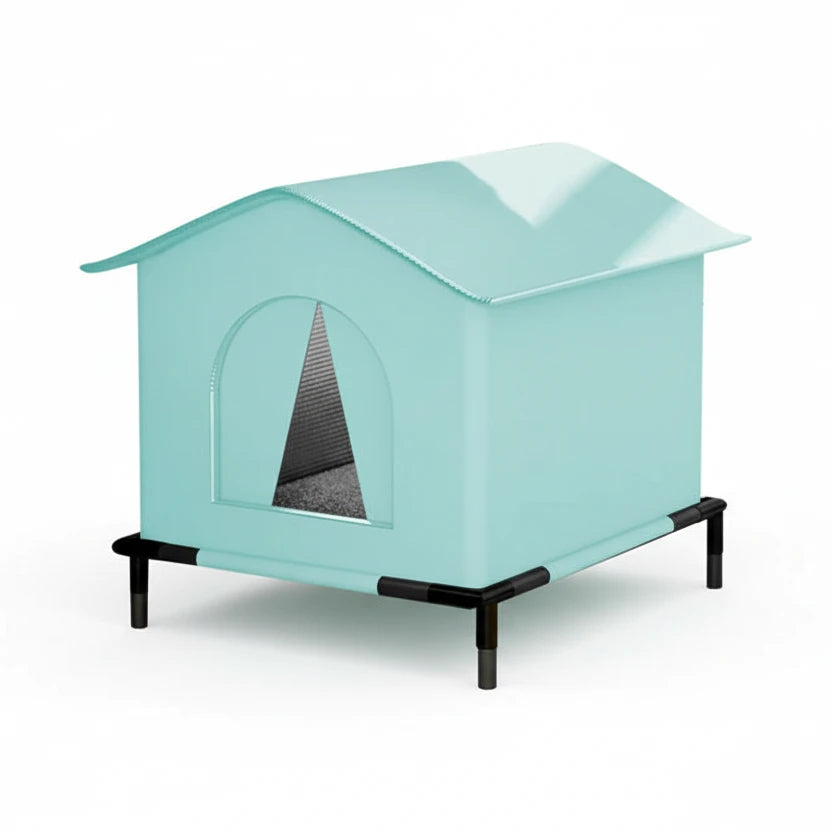 Outdoor Strays Cats House Warm Waterproof Cat Shelter Winter Cold-resistant Pet House Enclosed Pet Tent Stray Animal Shelter Auralis