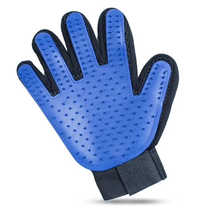 Pet Grooming Kit for Dog Cat Rabbit Fur 2 Sided Grooming Brush Bath Cleaning Glove De-Shedding De-Matting Pet Hair Auralis