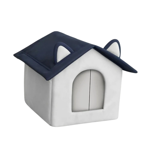 Warm Outdoor Cat House Windproof Moisture-Proof Base Insulated Pet Shelter Waterproof Enclosed Design Pet Warming Cave Outdoor Auralis