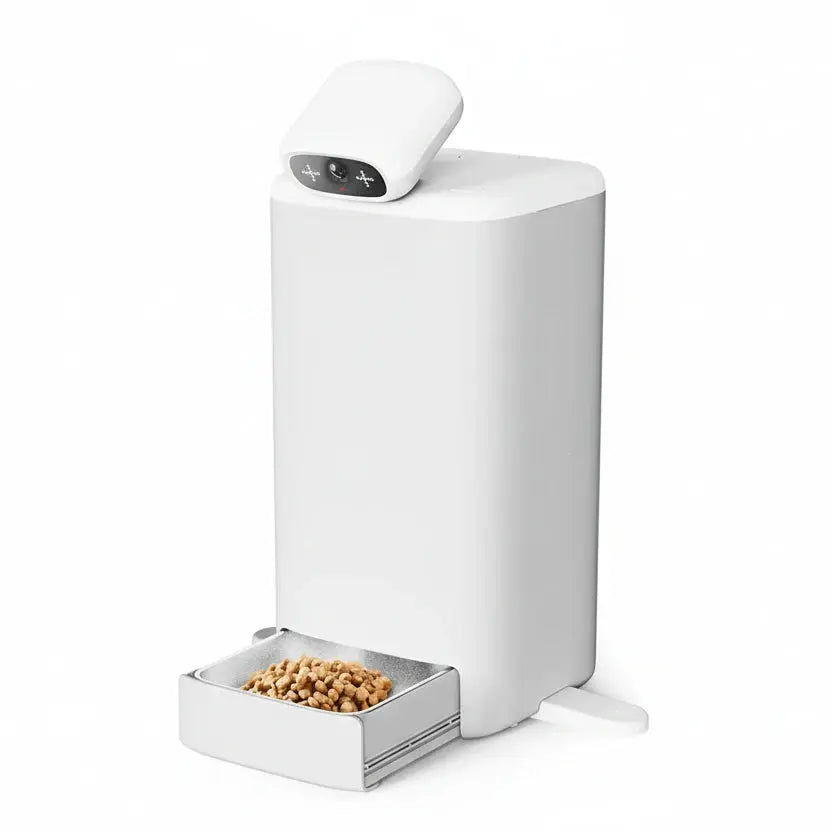 distributeur de croquettes connecté avec caméra 360° Auralis