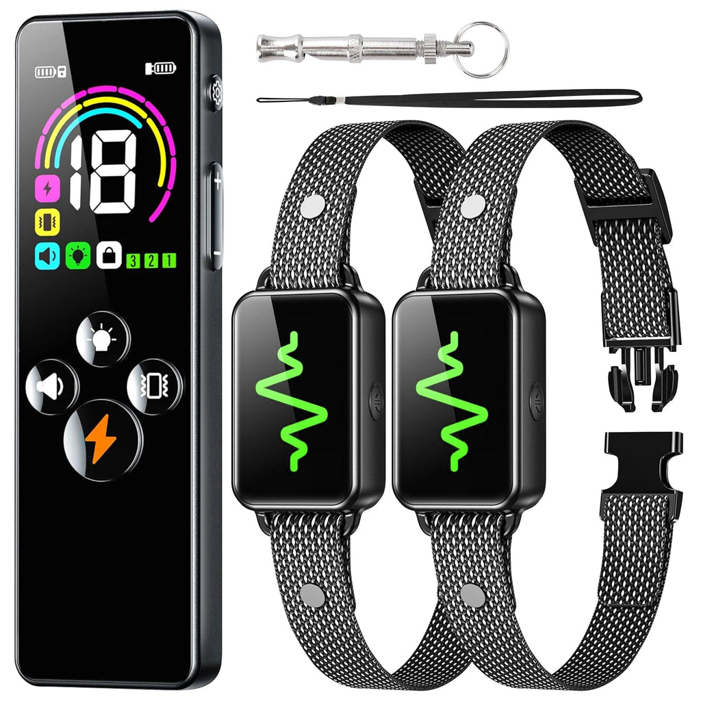ORCLEAB RC-06 Electric Dog Training Collar Rechargeable Remote Control Pet Anti Bark LCD Color Screen Waterproof Dogs Accessorie Auralis