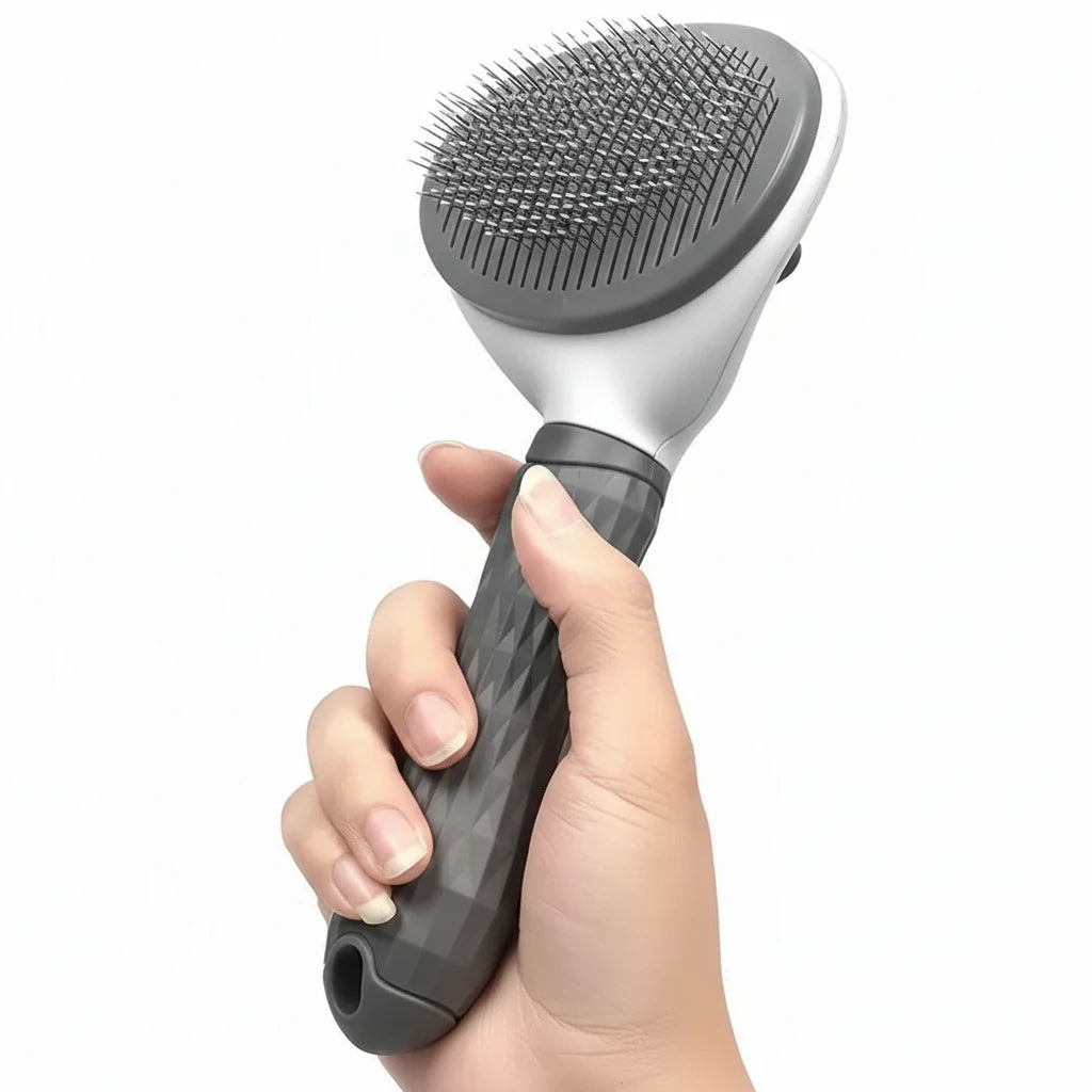 Brosse professionnelle anti-poils pour chien et chat Auralis